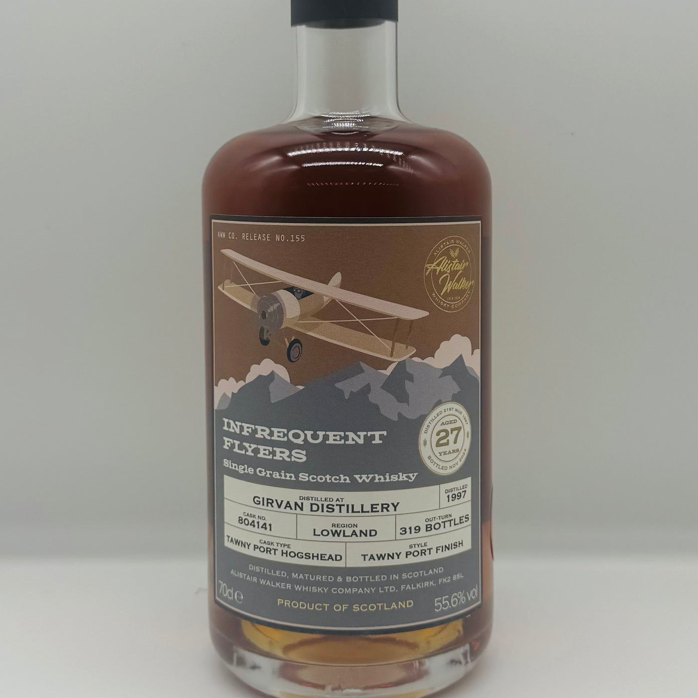 Girvan 27y 1997 Tawny Port Infrequent Flyers (30ml,55.6%)
