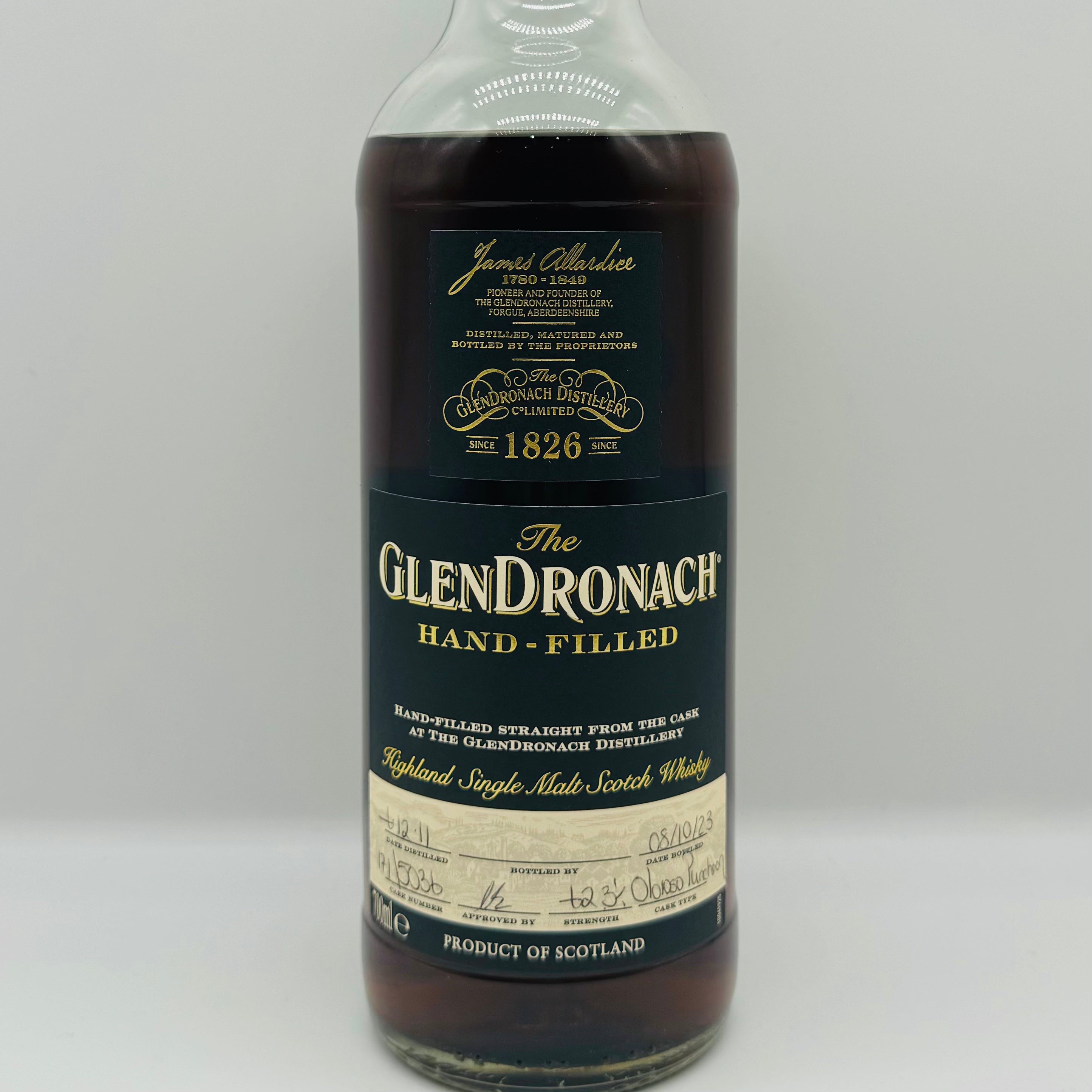 Glendronach 2011 Oloroso Hand-Filled 11y (30ml,62.3%)