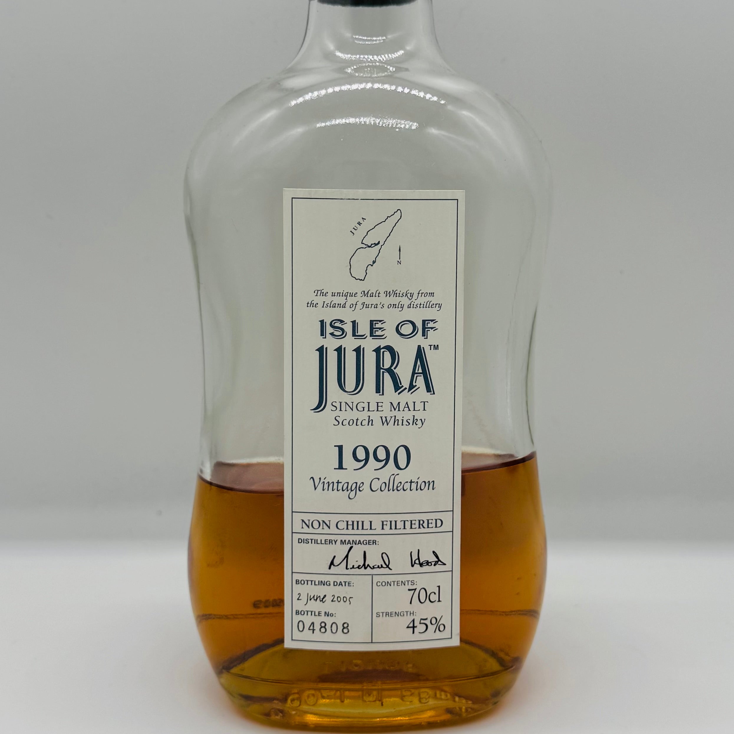 Jura 1990 Vintage bottled 2005 (30ml,45%)