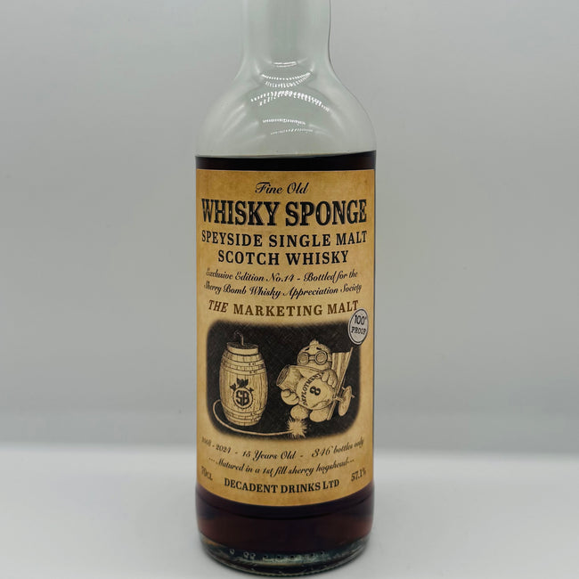 Macallan 15y The Marketing Malt Whisky Sponge SBWAS (30ml,57.1%)