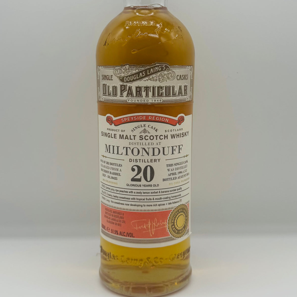 Miltonduff 20y 1994 Old Particular (30ml,51.5%)