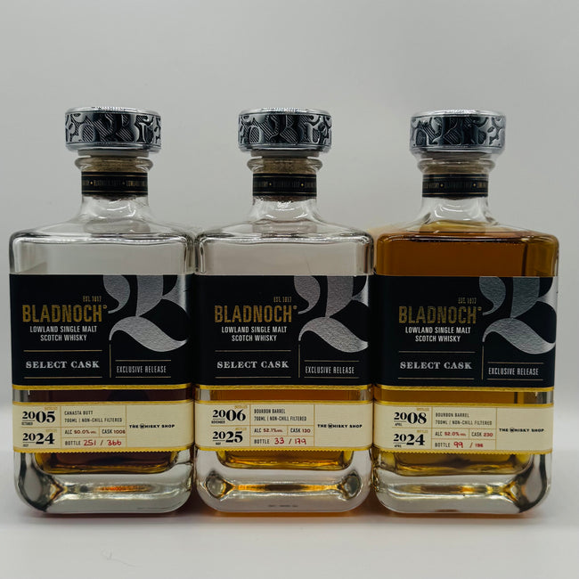 Bladnoch The Whisky Shop Casks triple set (3x30ml)