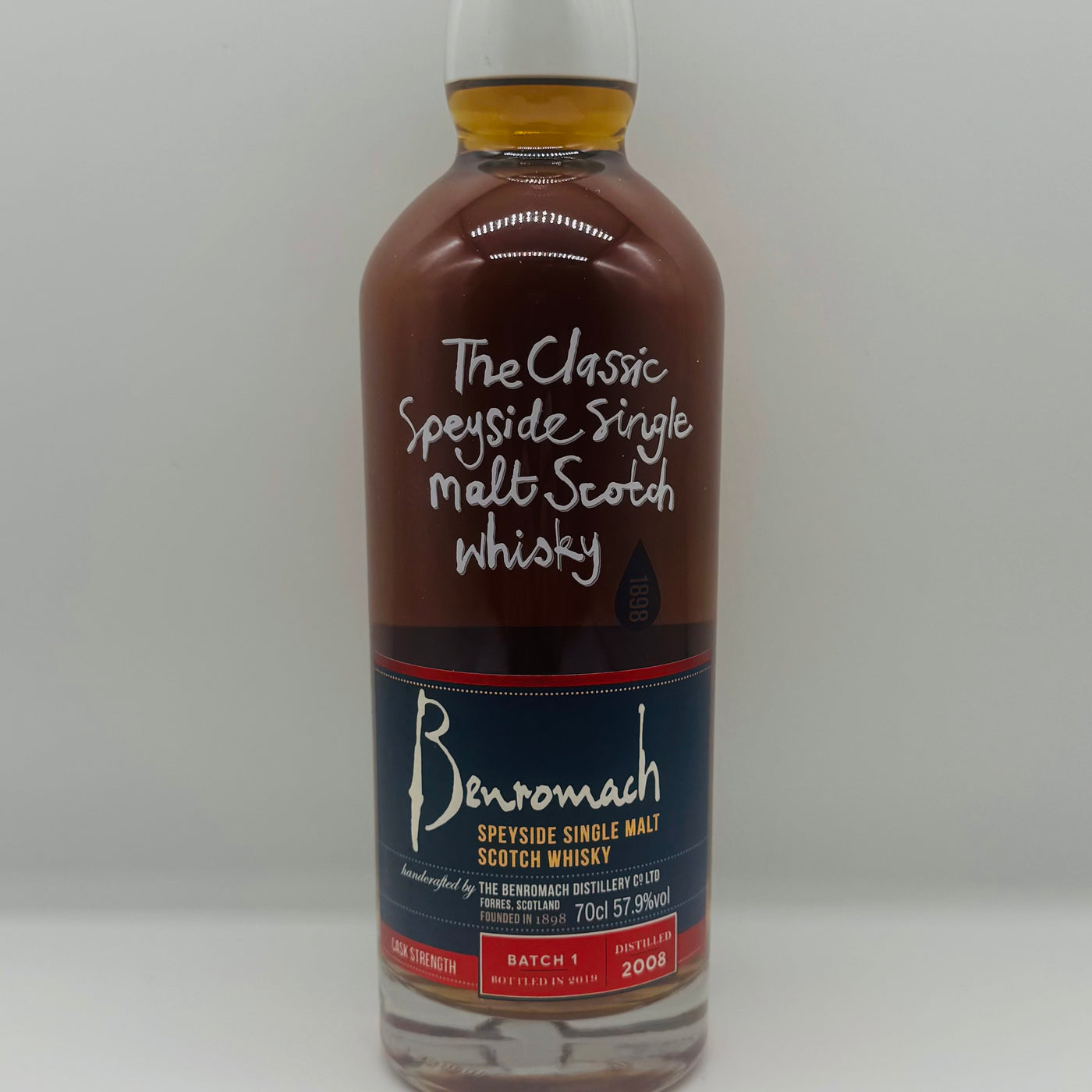 Benromach 2008 Cask Strength Batch 1 (30ml,57.9%)