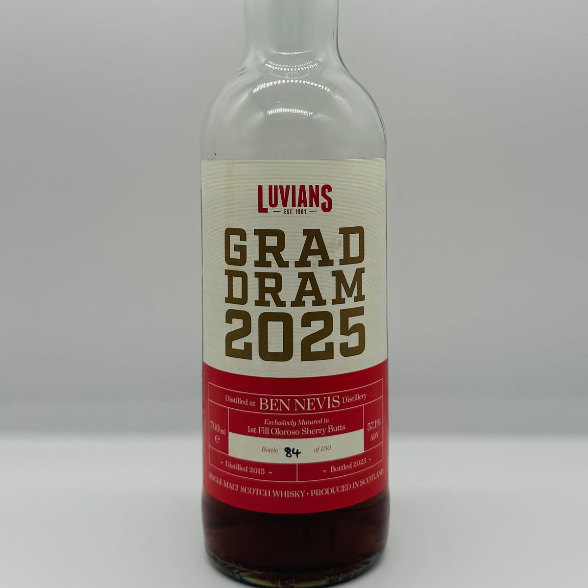Ben Nevis 2015 Luvians Grad Dram 2025 (30ml,57.1%)