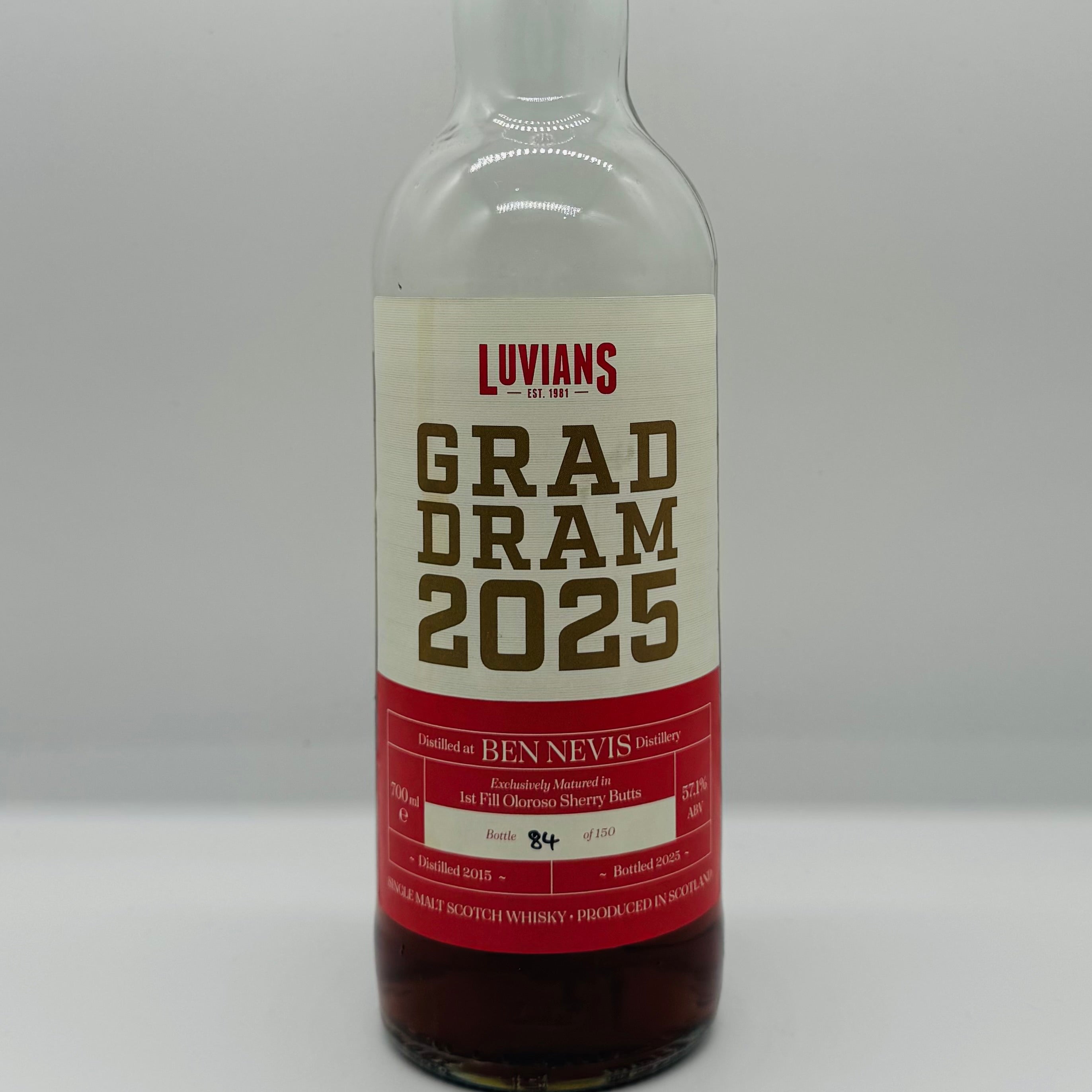 Ben Nevis 2015 Luvians Grad Dram 2025 (30ml,57.1%)