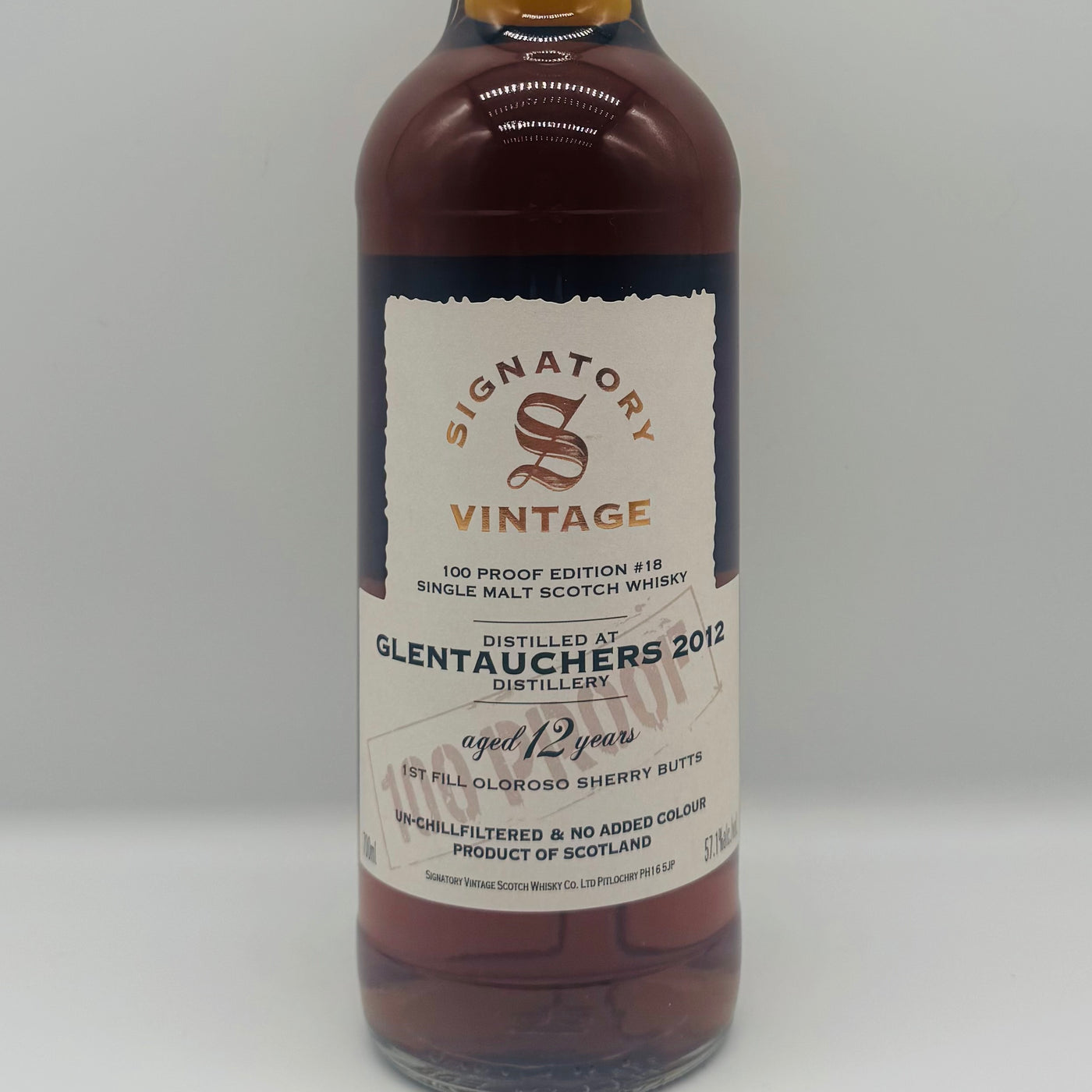 Glentauchers 12y 2012 Oloroso Signatory Vintage (30ml,57.1%)