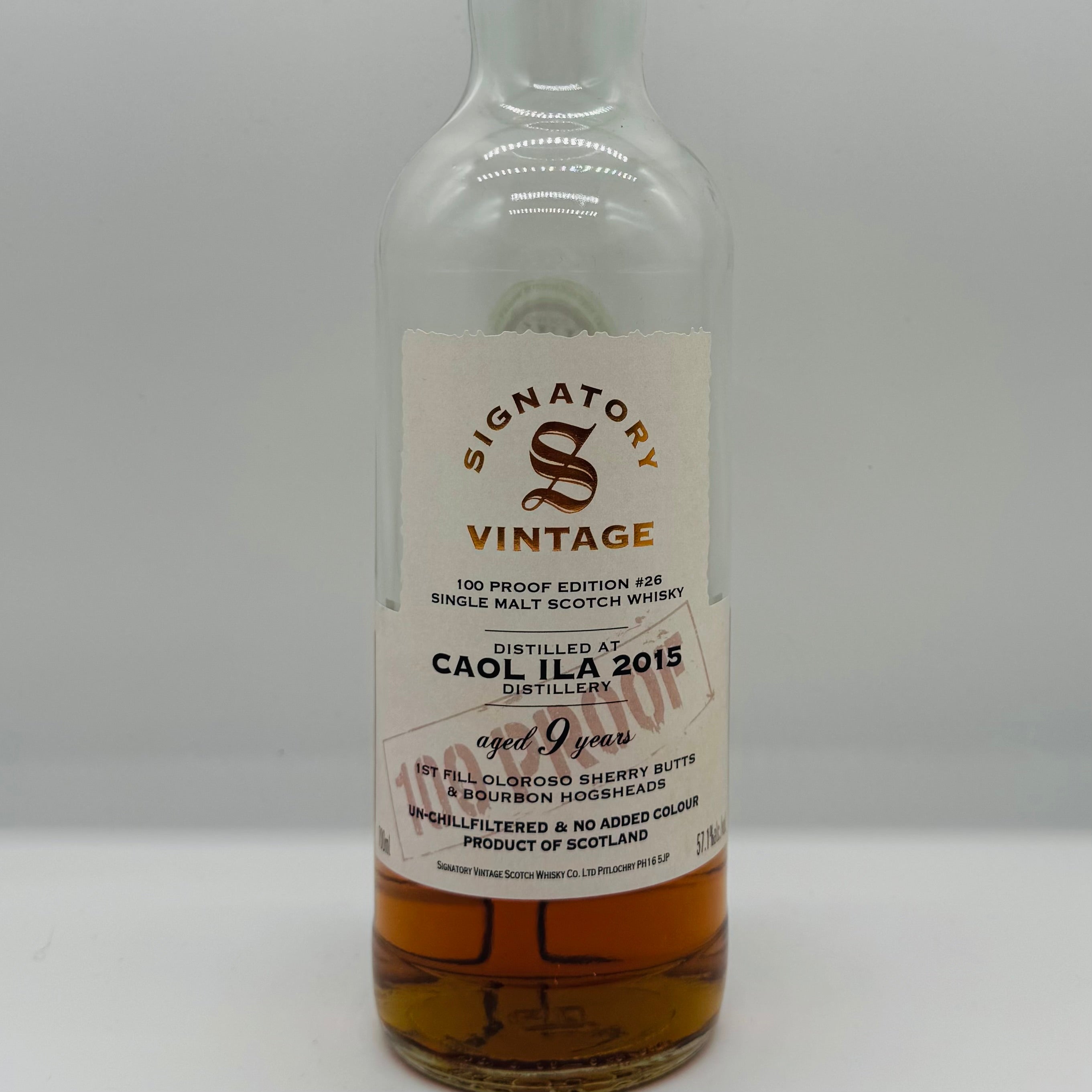 Signatory Vintage Caol Ila 9y 2015 (30ml,57.1%)