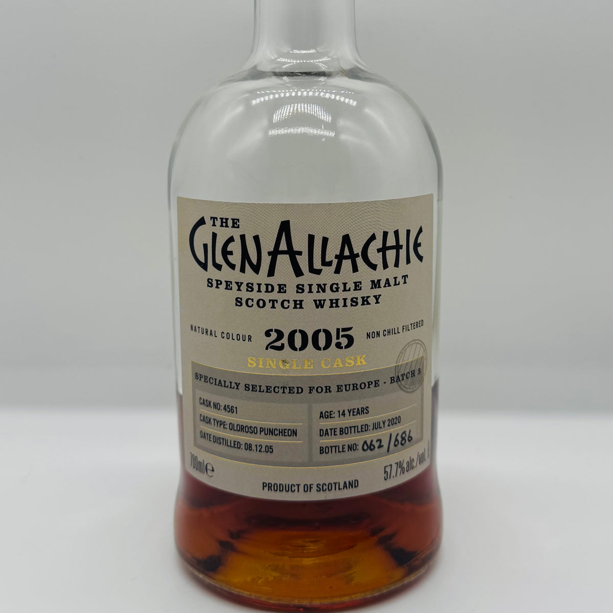 Glenallachie 2005 14y Oloroso Europe Batch 3 (30ml,57.7%)