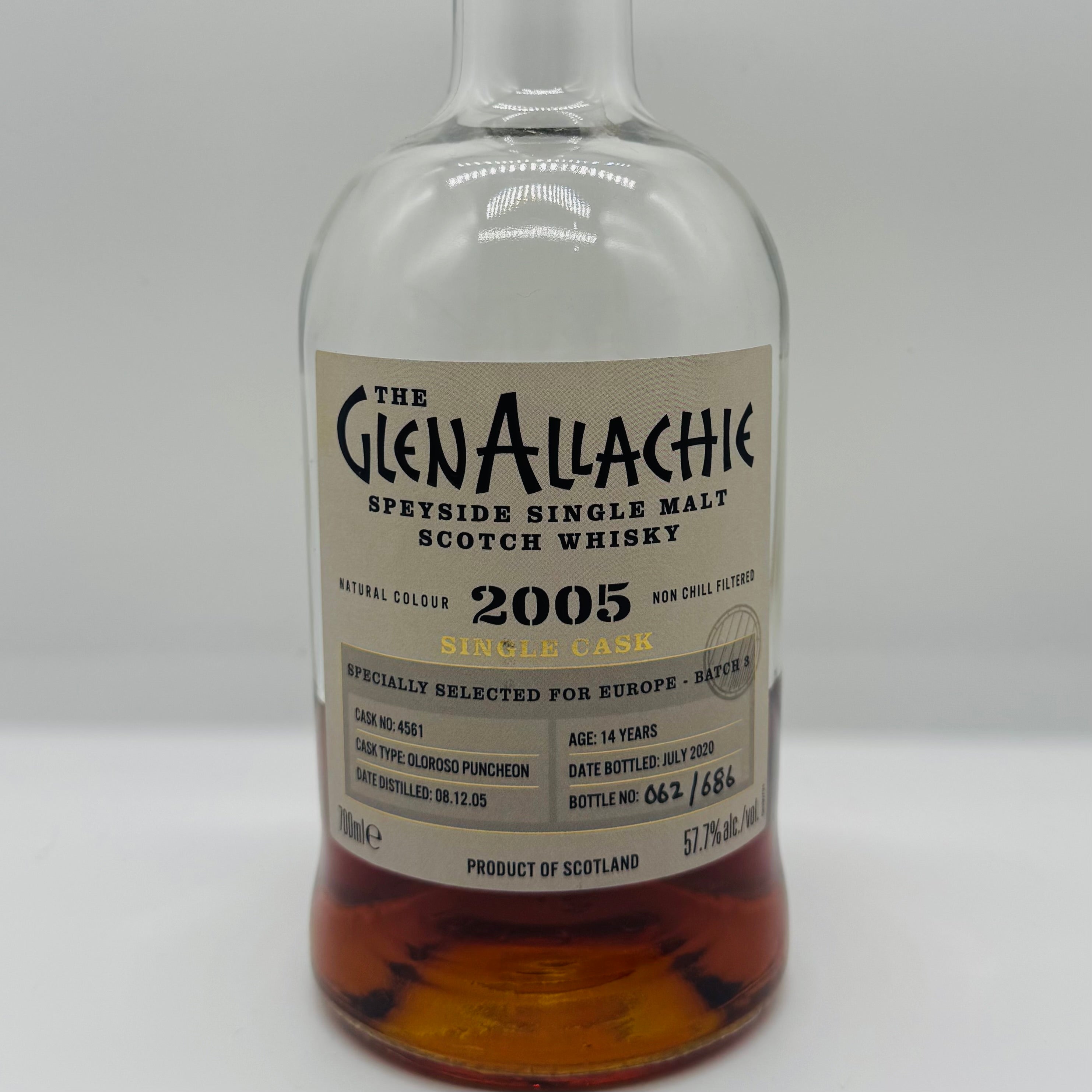 Glenallachie 2005 14y Oloroso Europe Batch 3 (30ml,57.7%)