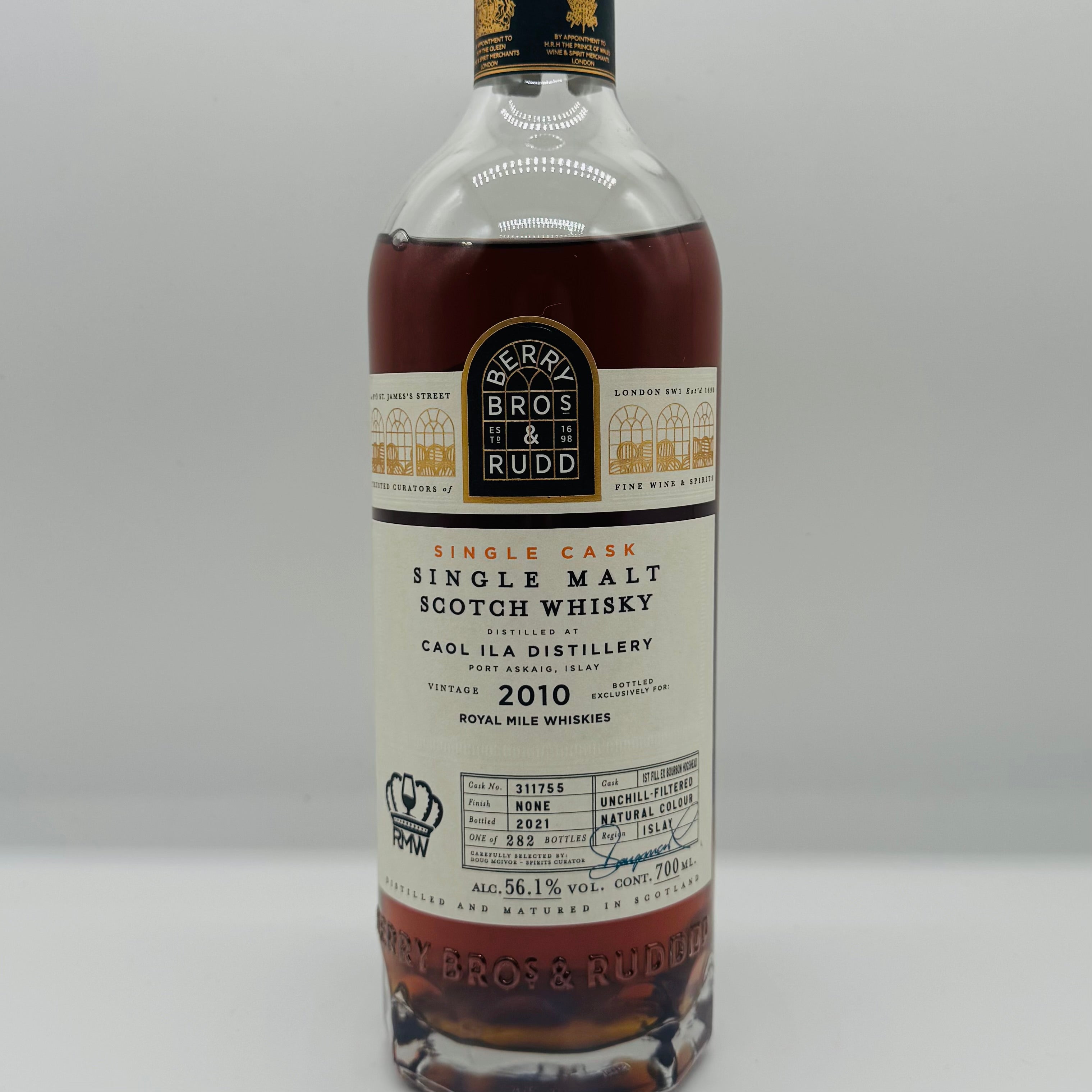 Caol Ila 2010 Berry Bros 2021 (30ml,56.1%)
