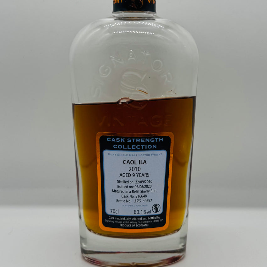 Signatory Vintage Caol Ila 2010 9y Sherry Cask (30ml,60.1%)