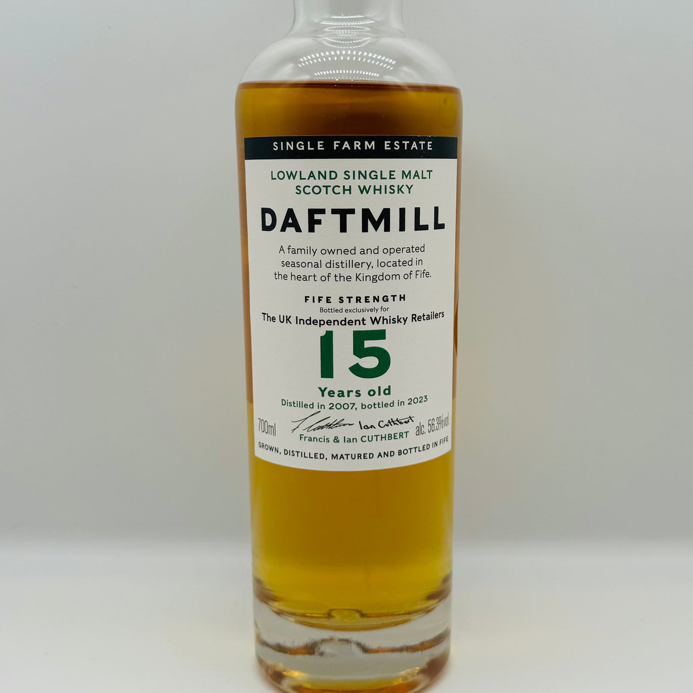 Daftmill 15y Fife Strength 2023 (30ml,56.3%)
