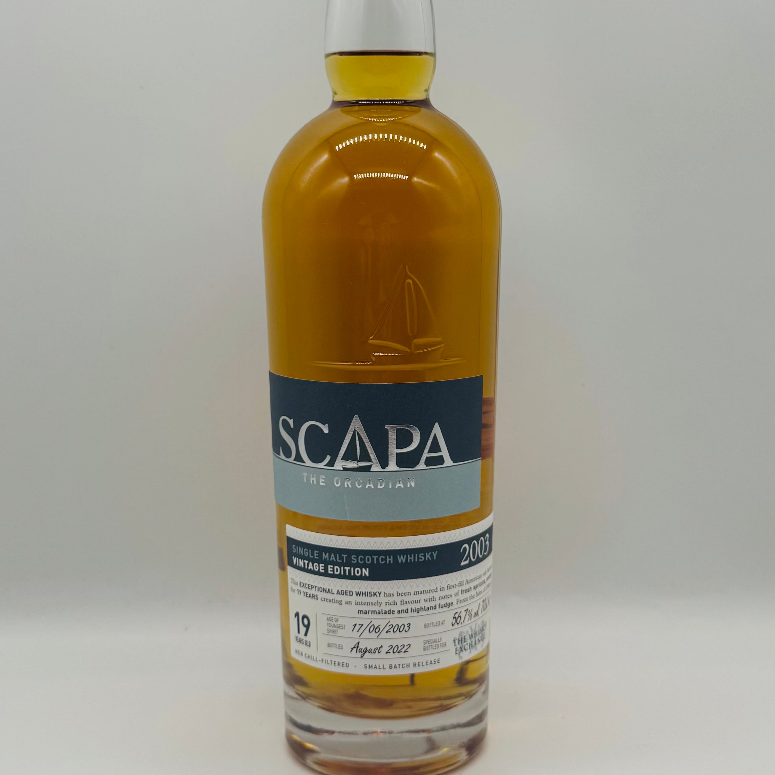 Scapa 19y Bourbon Cask The Whisky Exchange (30ml,56.7%)