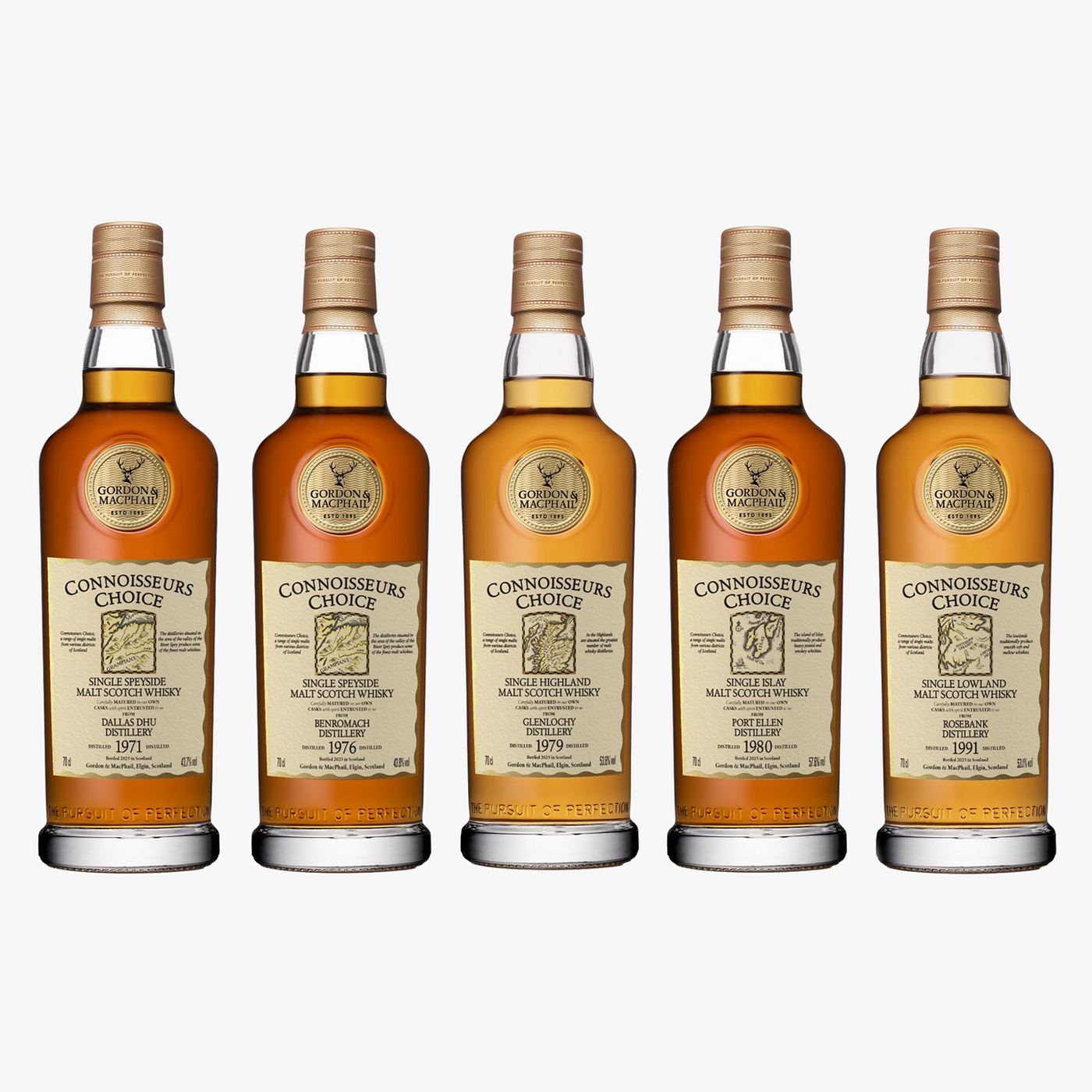 G&M Heritage Collection Connoisseurs Choice (5x70cl)