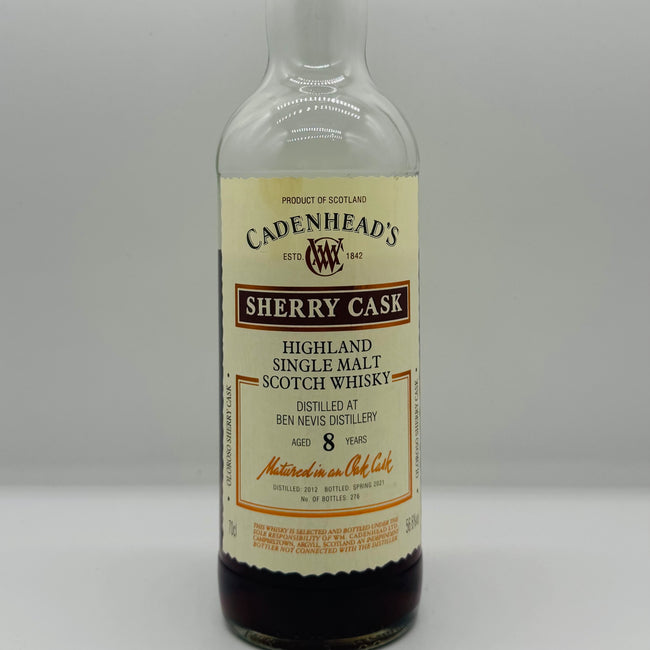 Ben Nevis 8y 2012 Oloroso Cask Cadenhead's (30ml,56.6%)