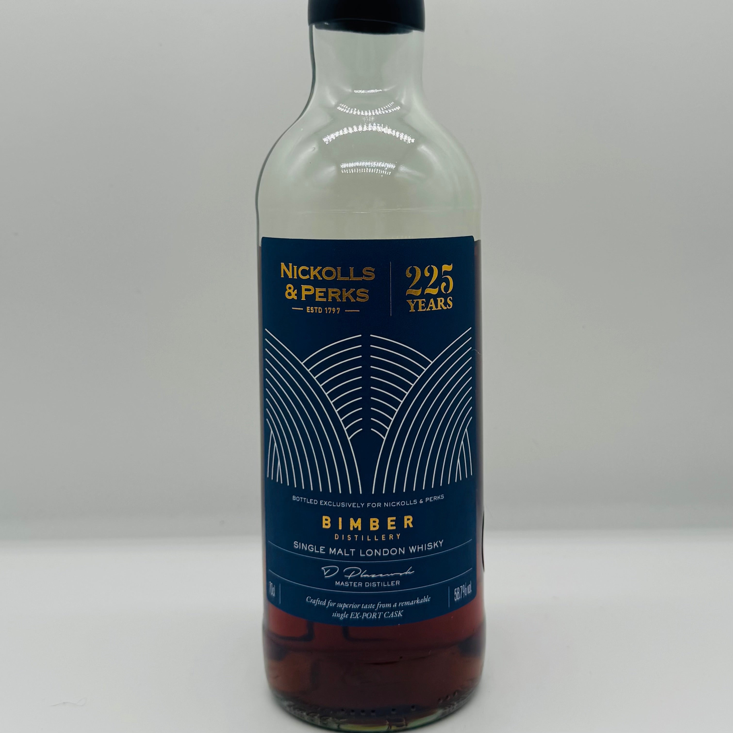 Bimber Port Cask Nickolls & Perks 225th anniversary (30ml,58.7%)