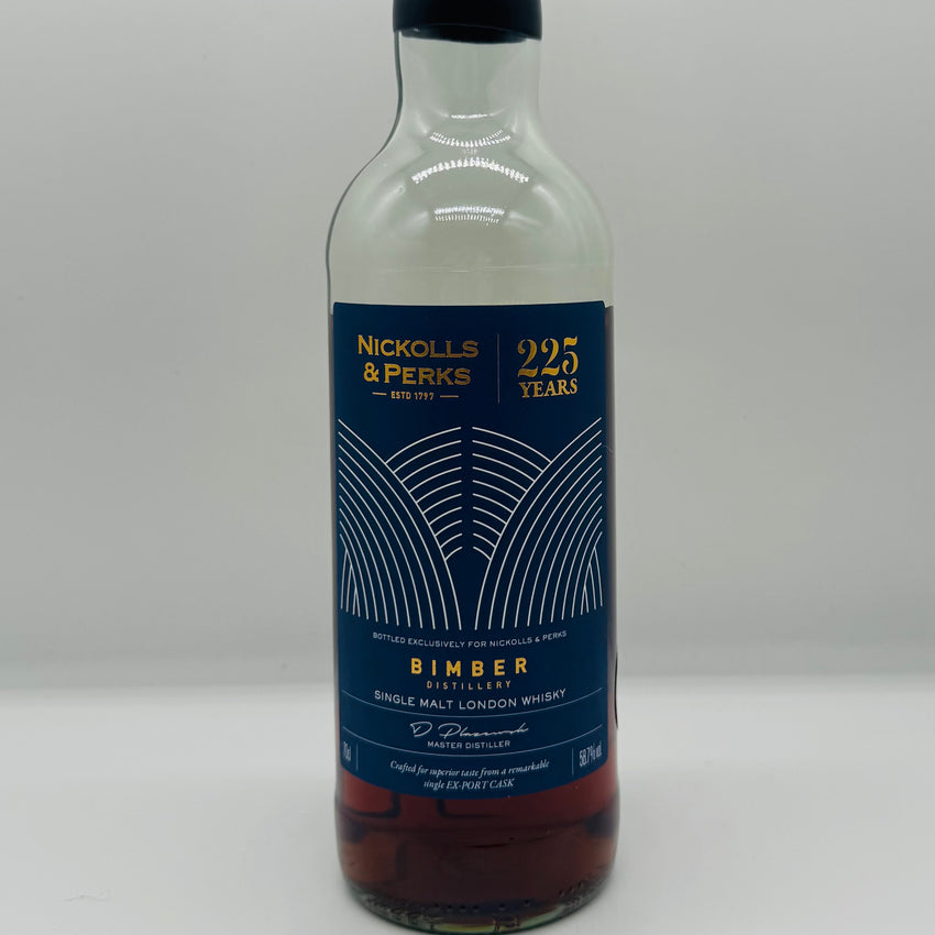 Bimber Port Cask Nickolls & Perks 225th anniversary (30ml,58.7%)