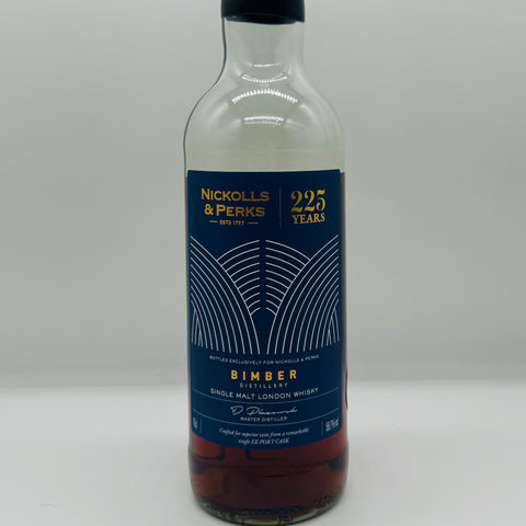 Bimber Port Cask Nickolls & Perks 225th anniversary (30ml,58.7%)