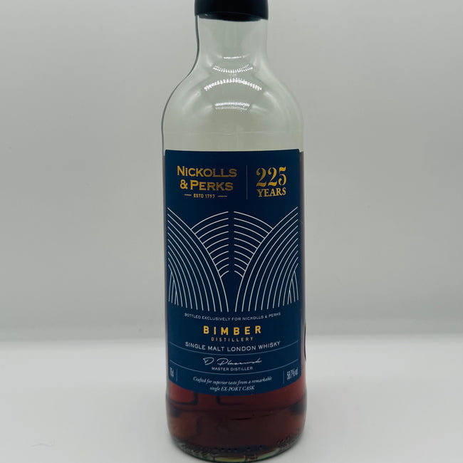 Bimber Port Cask Nickolls & Perks 225th anniversary (30ml,58.7%)