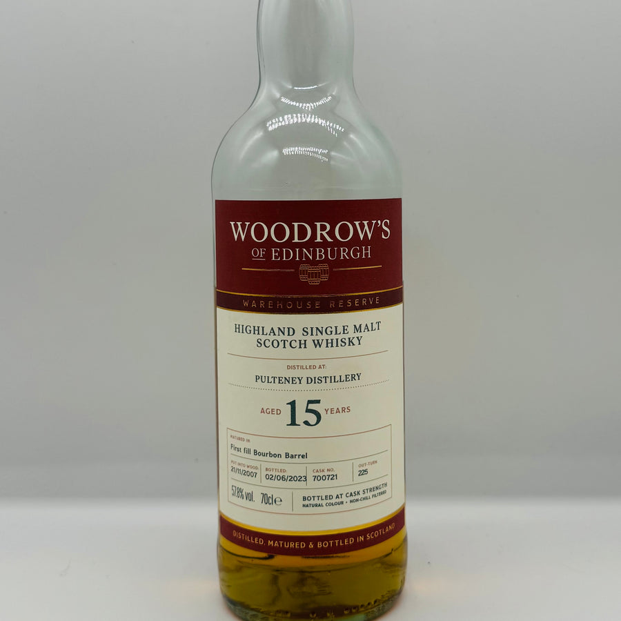 Old Pulteney 15y 2007 Bourbon Cask Woodrow's (30ml,57.8%)