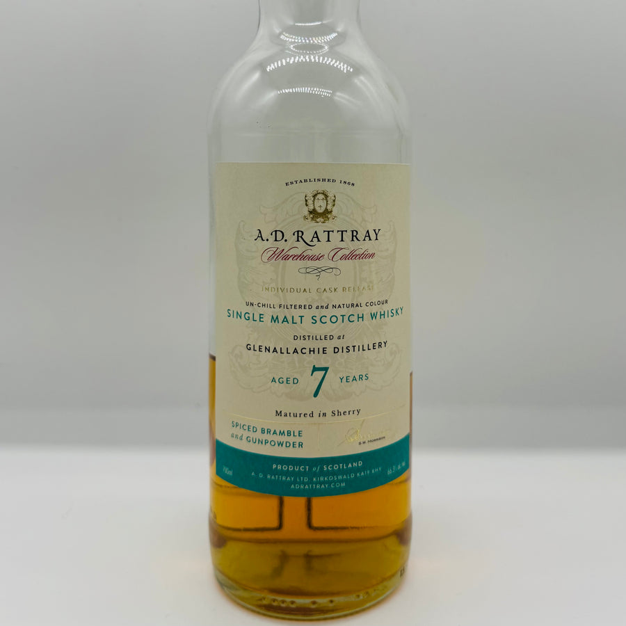 Glenallachie 7y Sherry Cask A.D Rattray (30ml,66.3%)