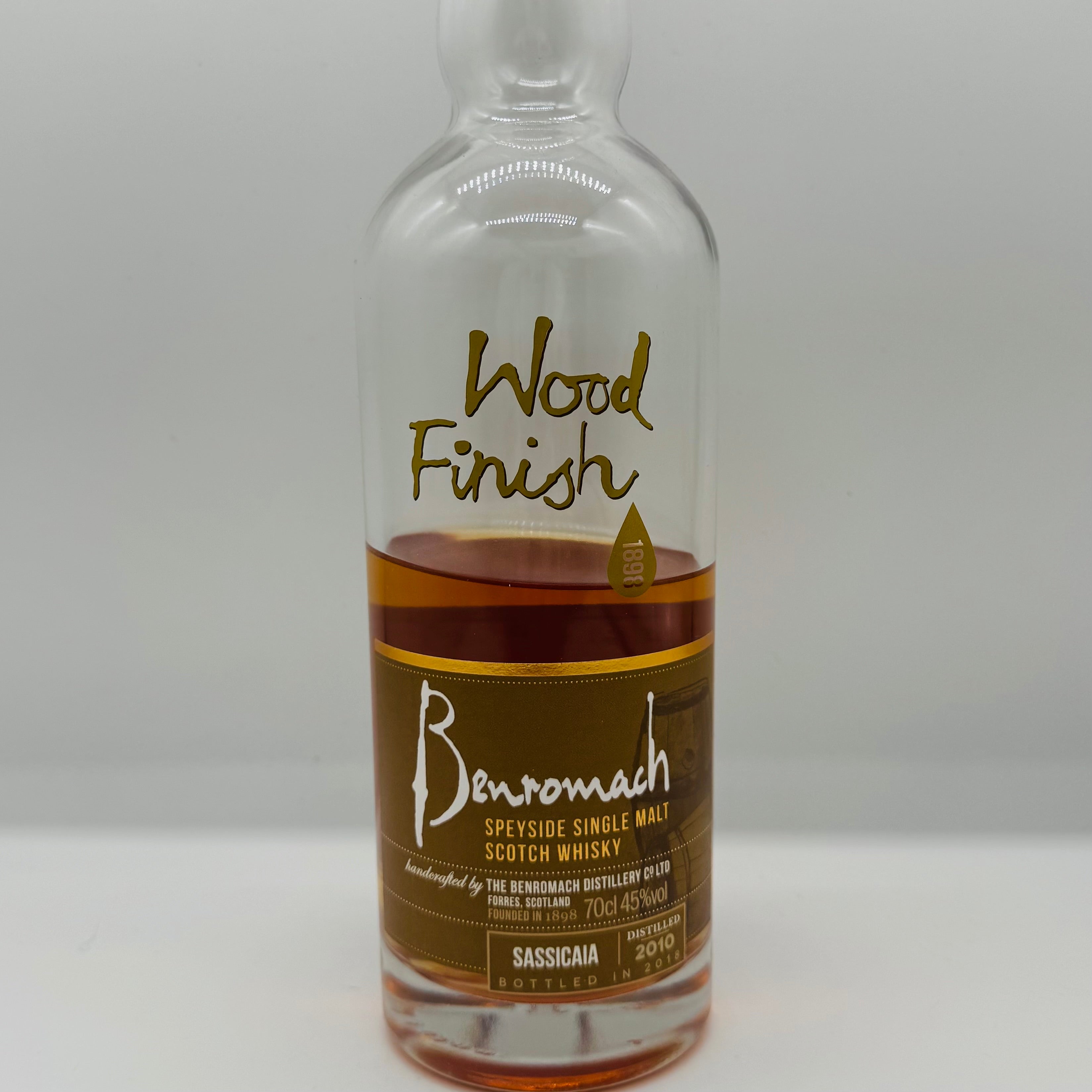 Benromach 2010 Sassicaia Wood Finish (30ml,45%)