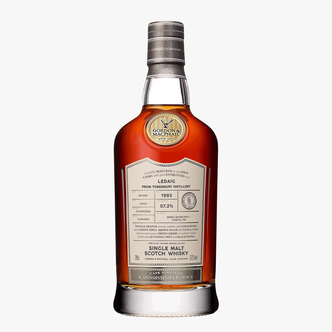 Ledaig 30y 1993 Refill Sherry 57.2% Connoisseurs Choice