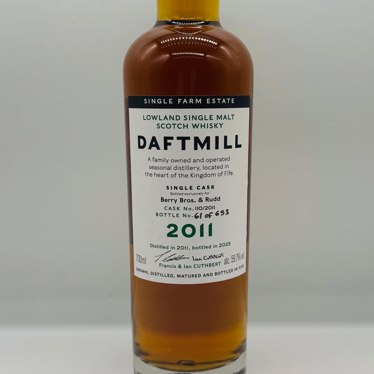 Daftmill 2011 BBR Sherry Cask 110 (30ml,59.7%)