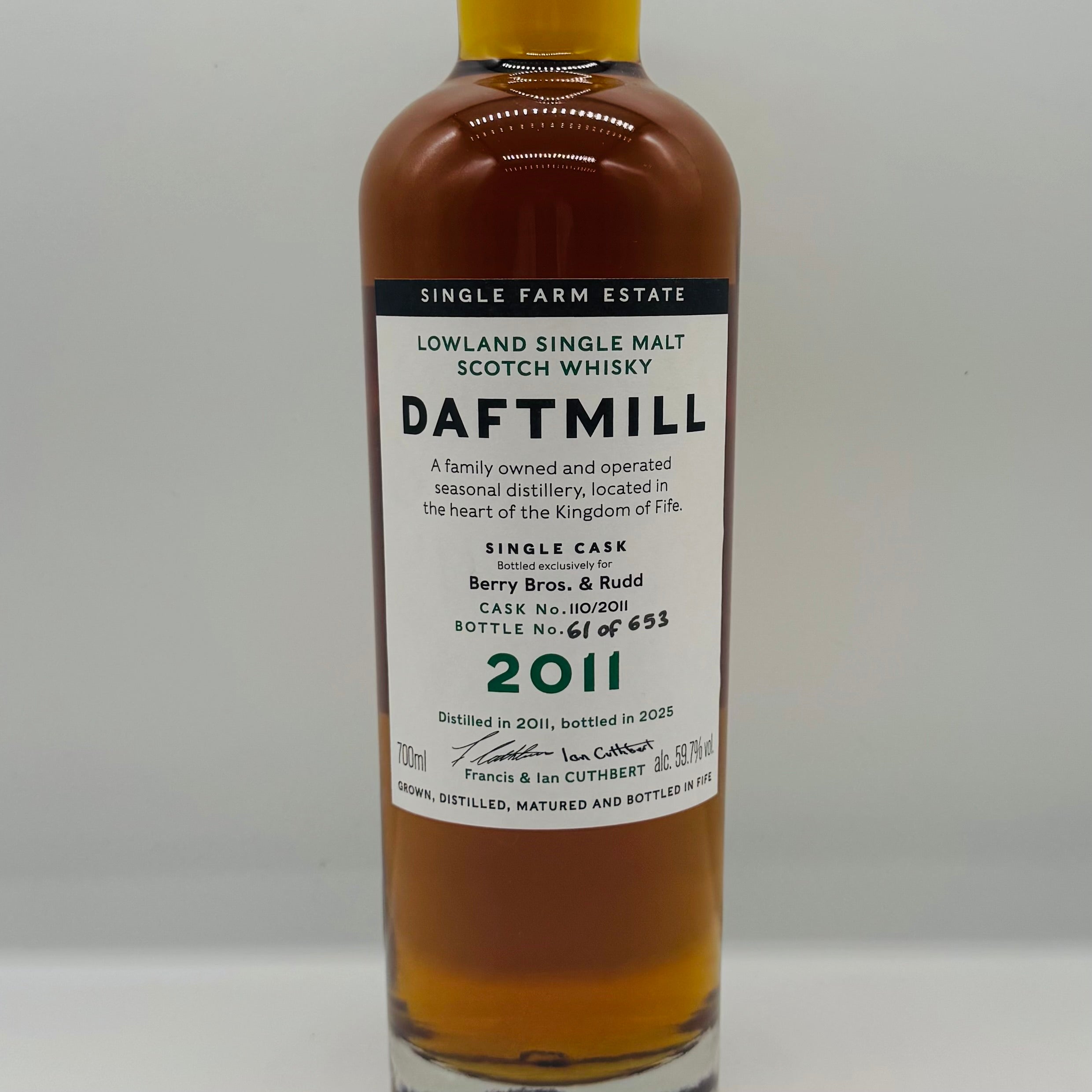 Daftmill 2011 BBR Sherry Cask 110 (30ml,59.7%)