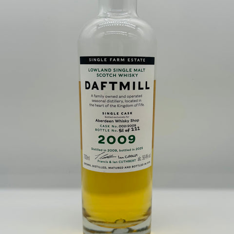 Daftmill 2009 Aberdeen WS Exclusive Cask 002 (30ml,56.4%)