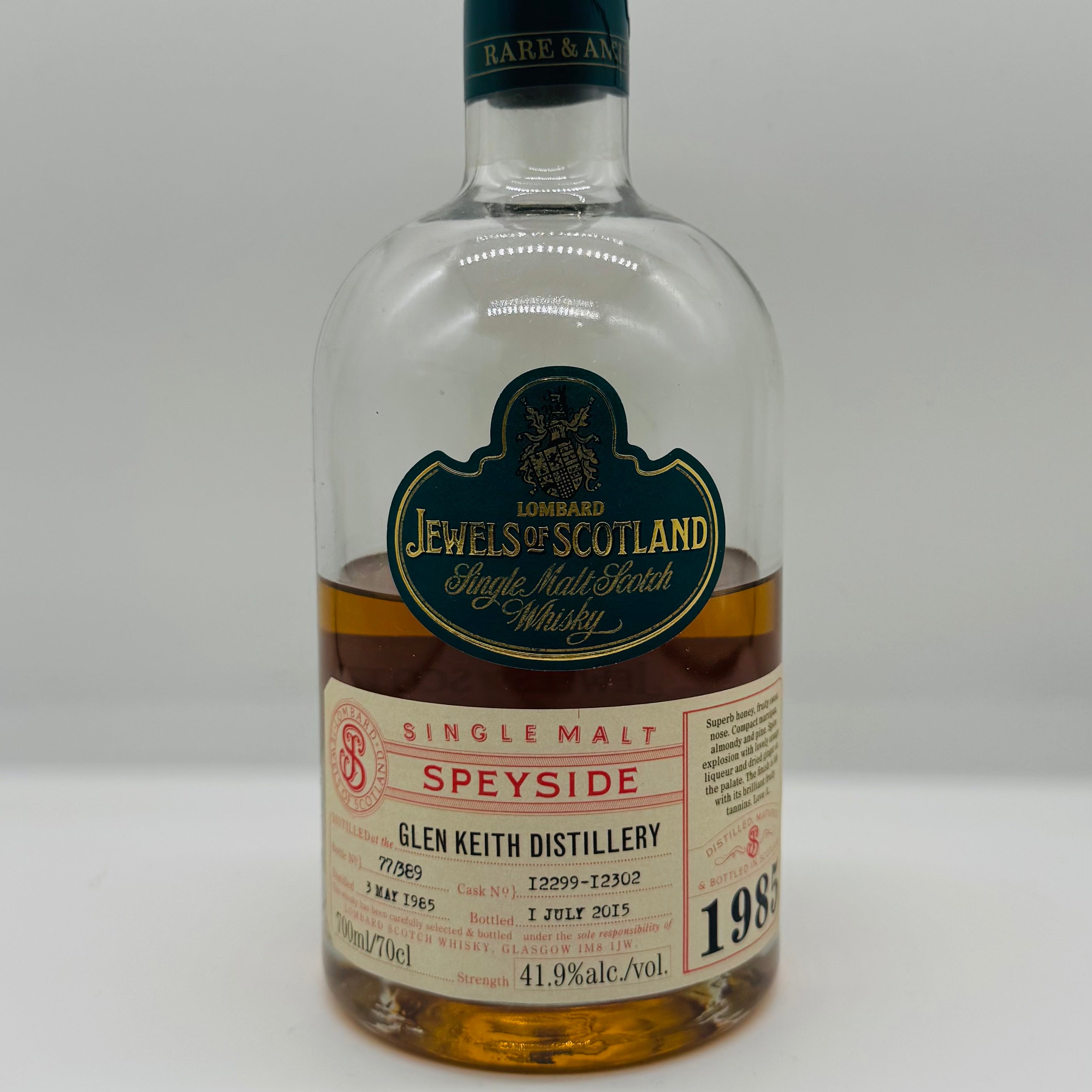 Glen Keith 30y 1985 Jewels of Scotland (30ml,41.9%)