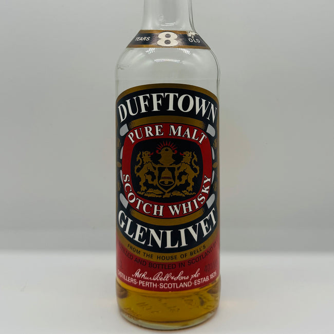 Dufftown 8y Pure Malt bottled 1970's (30ml,40%)