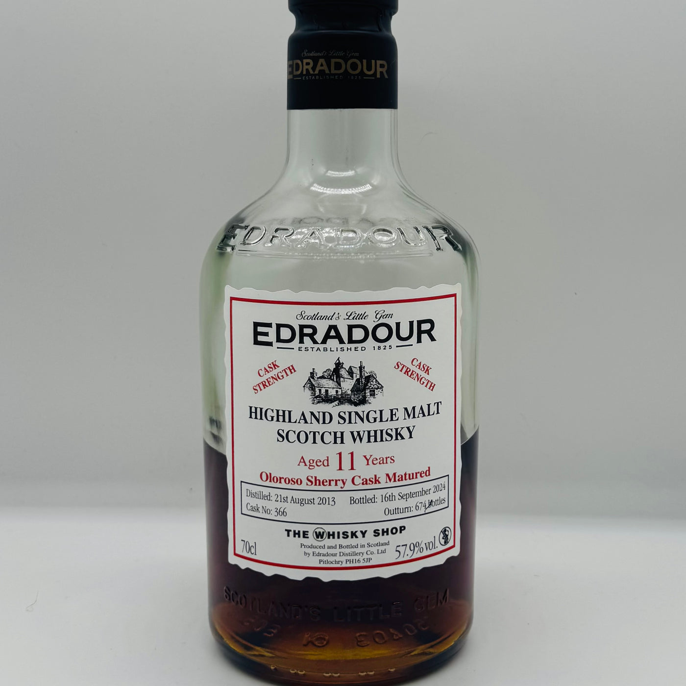 Edradour 11y 2013 Oloroso Cask The Whisky Shop (30ml,57.9%)