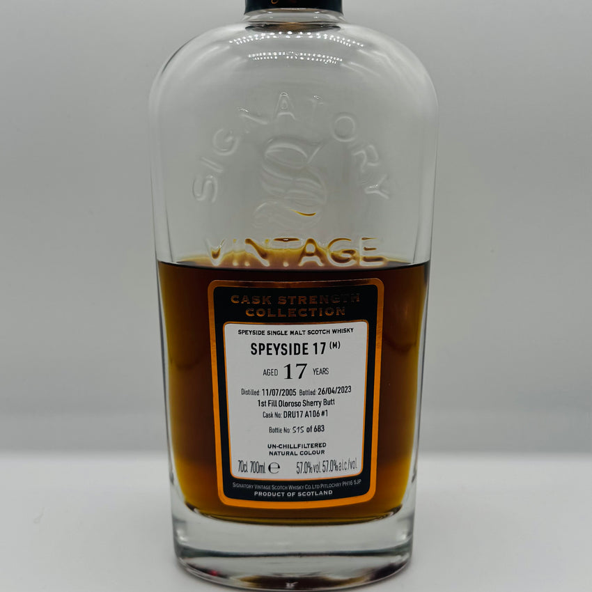 Signatory Vintage 17y Secret Speyside (M) Cask 1 (30ml,57%)