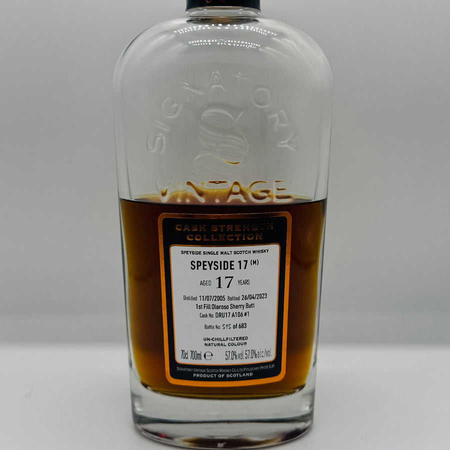 Signatory Vintage 17y Secret Speyside (M) Cask 1 (30ml,57%)