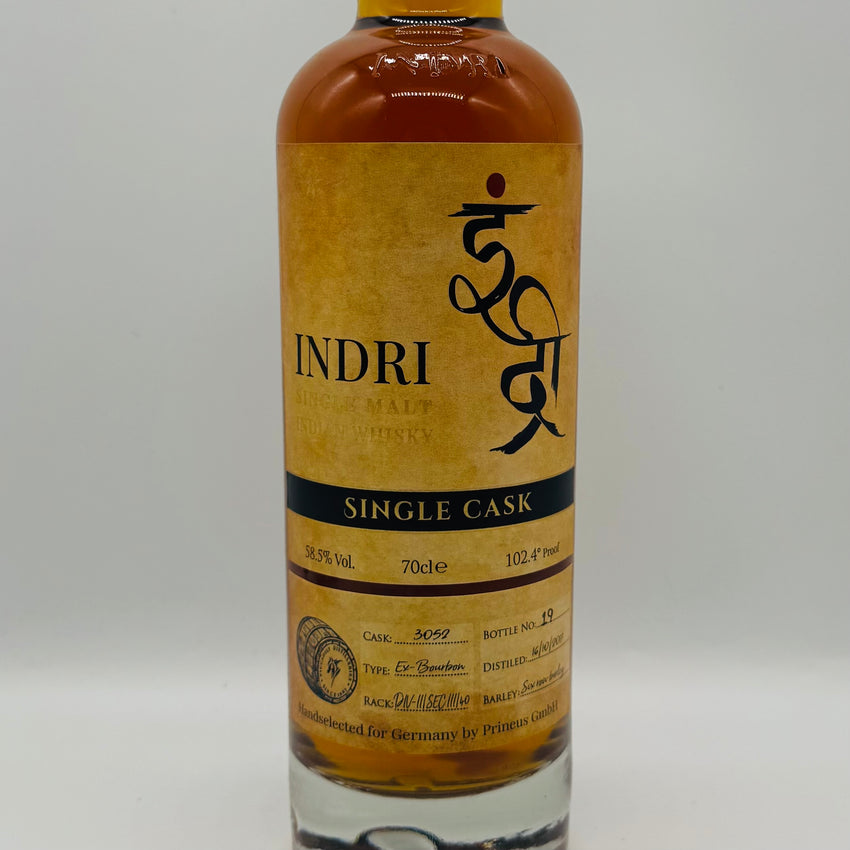 Indri 2017 Single Bourbon Cask for Germany (30ml,58.5%)