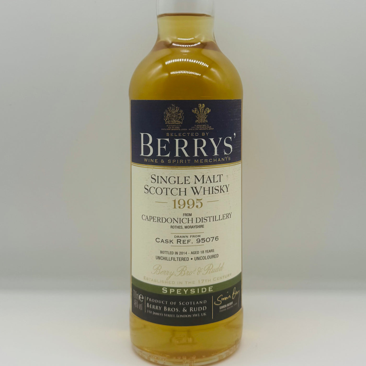 Caperdonich 1995 18y Berry’s (30ml,46%)