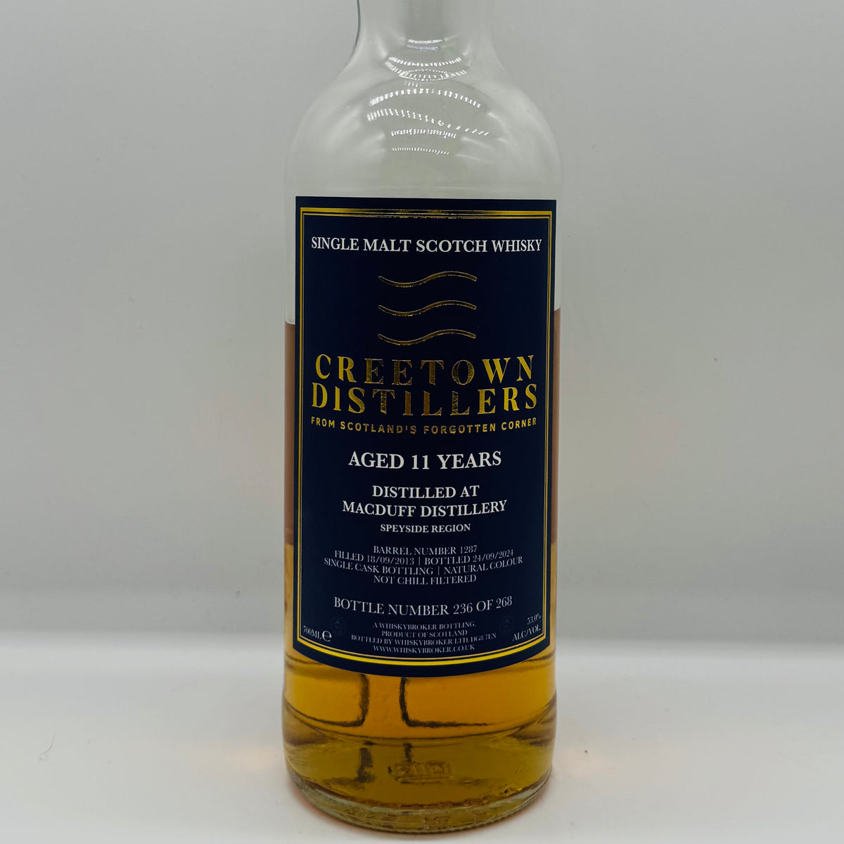 Macduff 11y 2013 Bourbon Cask Creetown Distillers (30ml,53%)