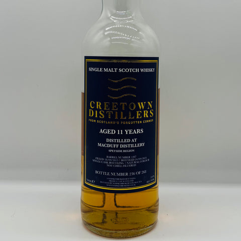 Macduff 11y 2013 Bourbon Cask Creetown Distillers (30ml,53%)