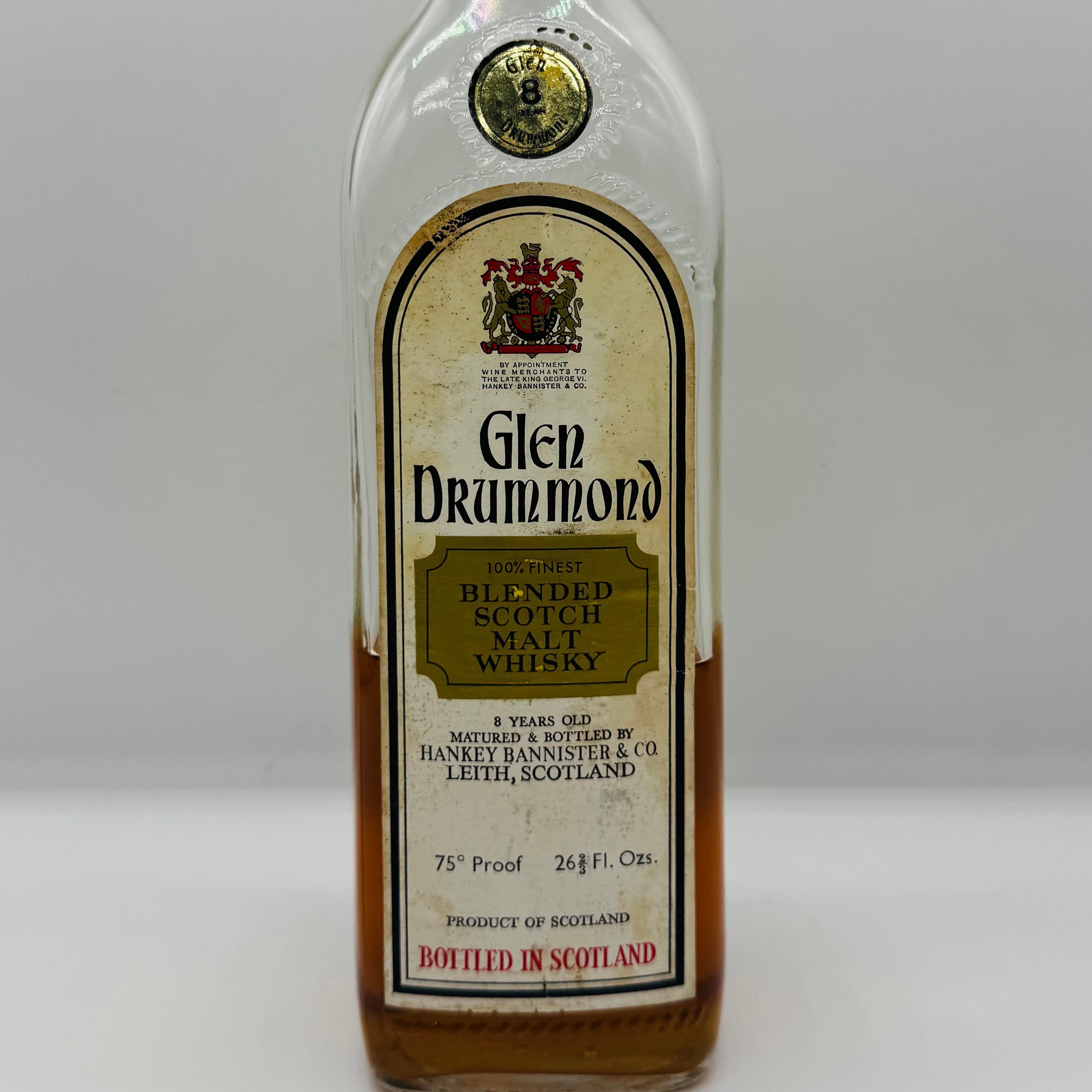 Glen Drummond 8y Blended Scotch Malt Whisky Bottled 1970's (30ml,43%)