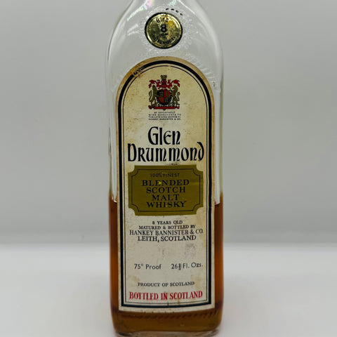 Glen Drummond 8y Blended Scotch Malt Whisky Bottled 1970's (30ml,43%)