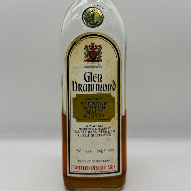 Glen Drummond 8y Blended Scotch Malt Whisky Bottled 1970's (30ml,43%)