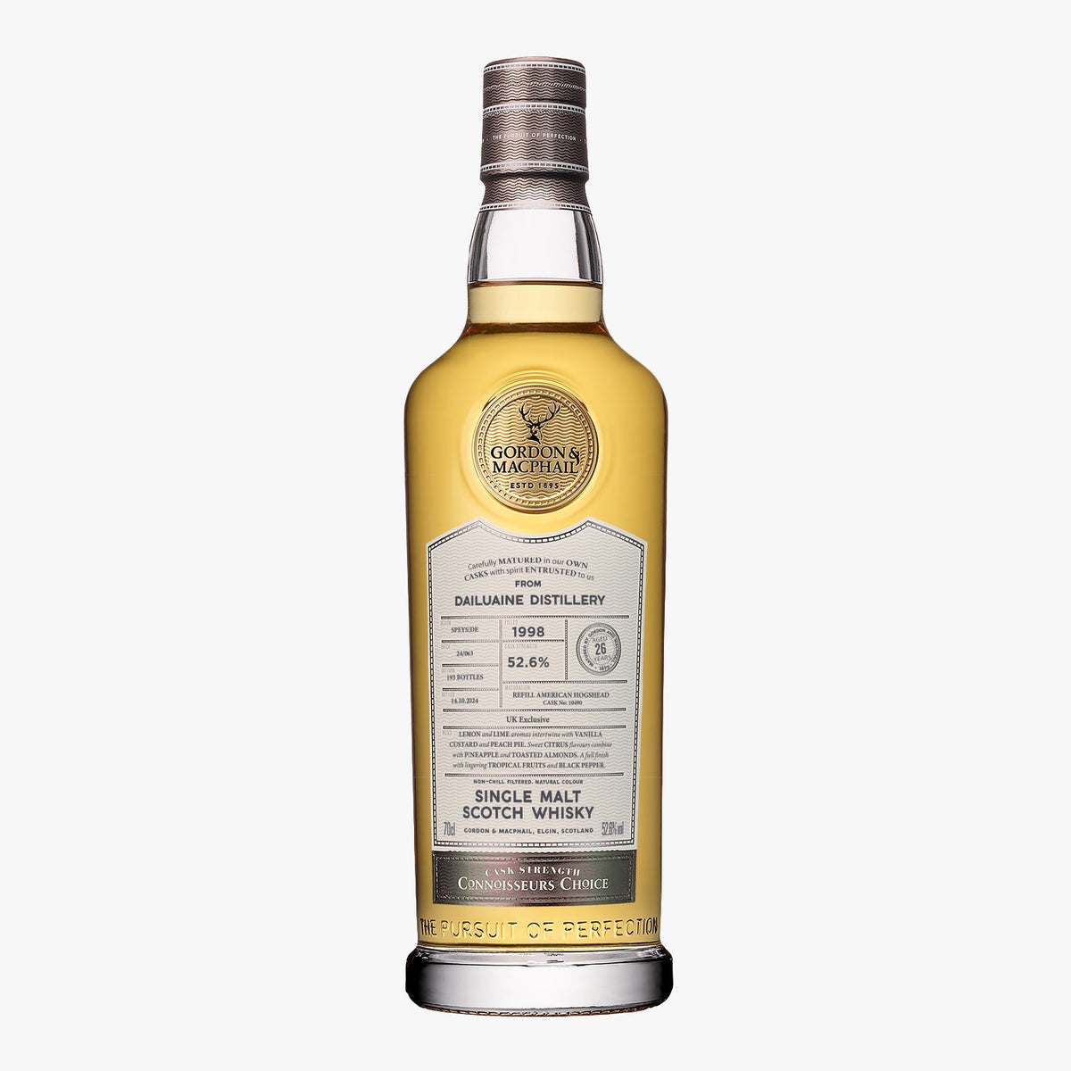 Dailuaine 26y 1998 Refill Bourbon 52.6% Connoisseurs Choice