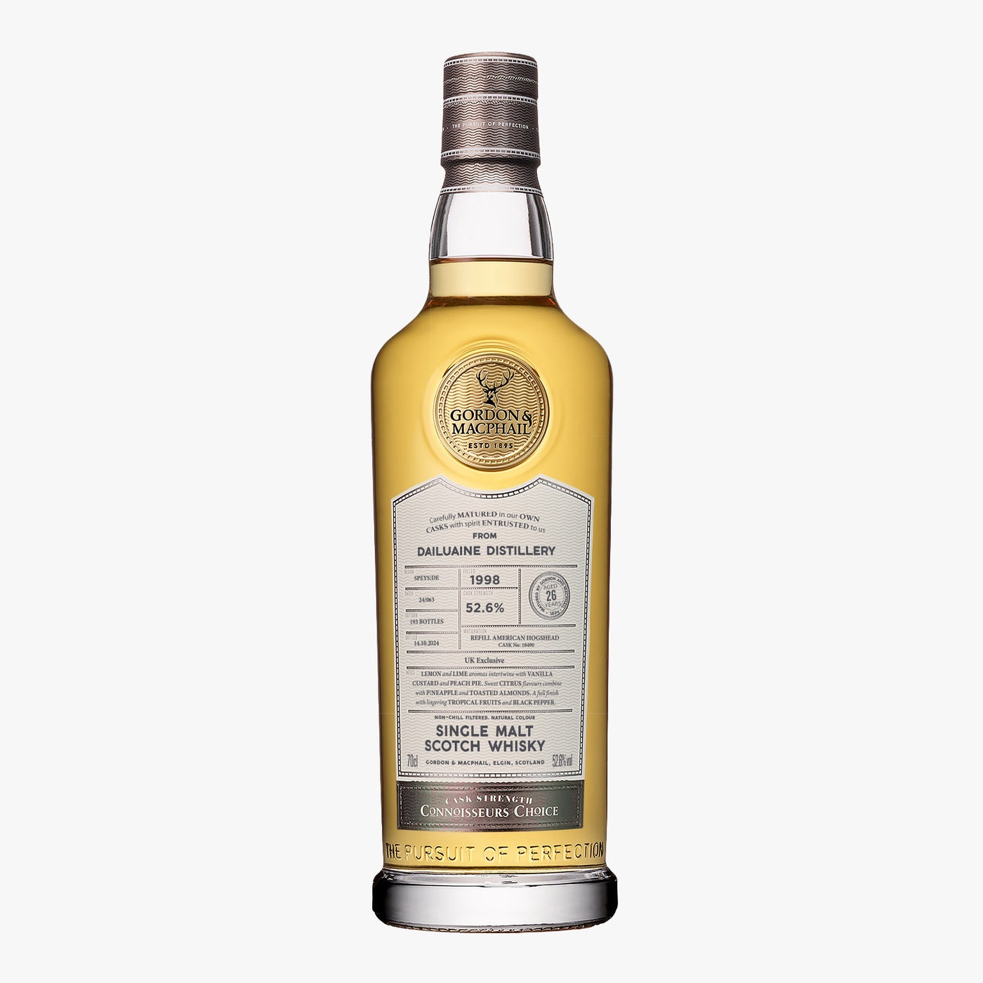 Dailuaine 26y 1998 Refill Bourbon 52.6% Connoisseurs Choice