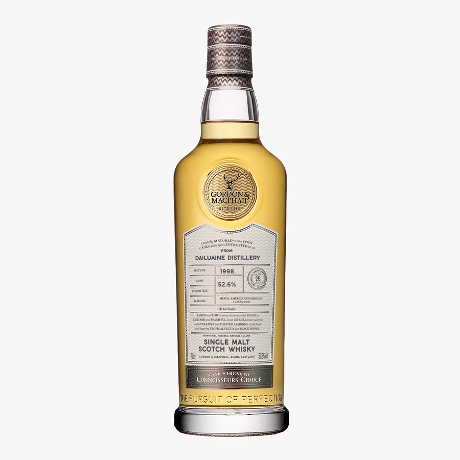 Dailuaine 26y 1998 Refill Bourbon 52.6% Connoisseurs Choice