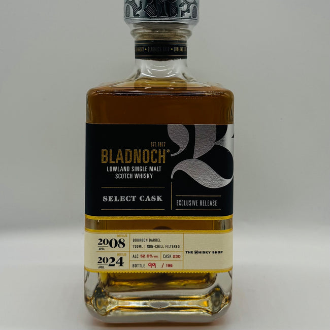 Bladnoch 16y 2008 Bourbon cask The Whisky Shop (30ml,52%)