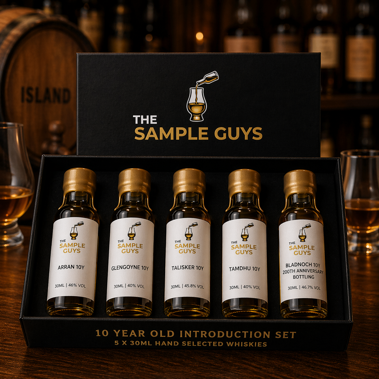 10 Year Old Whisky Set (Easy Drinking Selection)