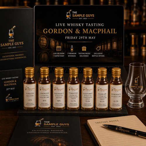 Gordon & MacPhail 29th May Zoom Tasting (7x25ml)