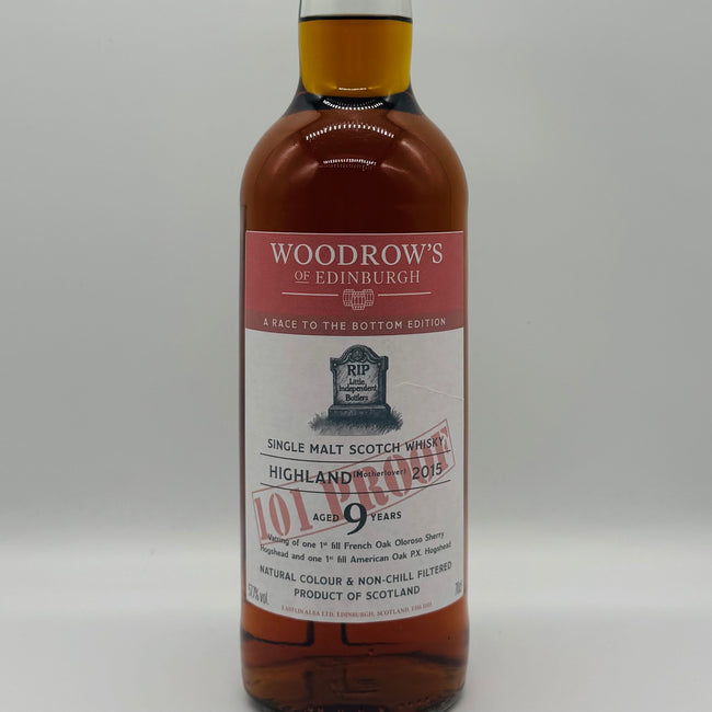 Woodrow's Highland Motherlover 2015 9y sherry cask (30ml,57.7%)