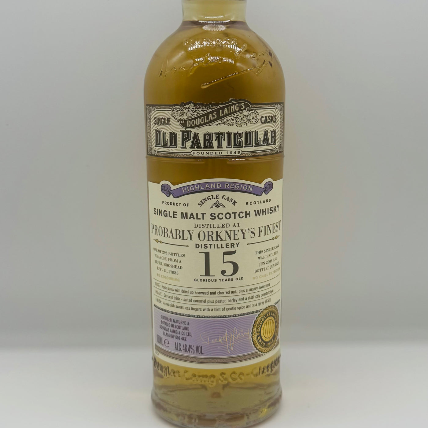 Probably Orkney’s Finest 15y Old Particular (30ml,48.4%)